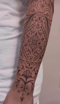 Ornamental tattoo artwork